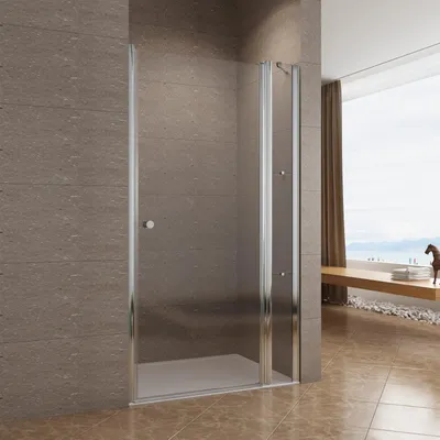 Produktbild von Nischentür Pendeltür Dusche Duschkabine mit Drehtür 100x197 cm,Nischendrehtür,Verstellbereich 98-101 cm