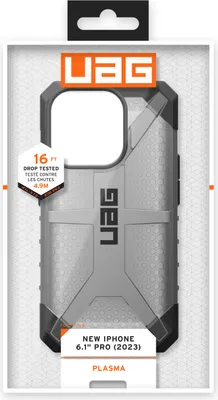 Produktbild von Urban Armor Gear 114284113131, Cover, Apple, iPhone 15 Pro, 15,5 cm (6.1"), Grau