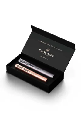 Produktbild von QUALASH® Essence Ritual Set – Wimpernserum & Mascara, vegan, Geschenkset