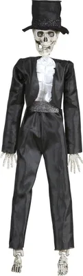 Produktbild von Skelett Bräutigam Widmann 01406, ca. 42 cm, Deko, Halloween