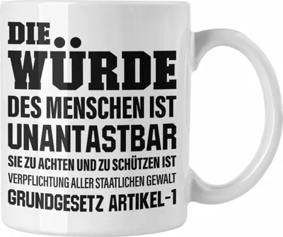 Produktbild von Trendation - Jura Geschenk Tasse mit Spruch für Jurist Juristin Geschenkideen Lustig Examen Staatsexamen (Weiß)