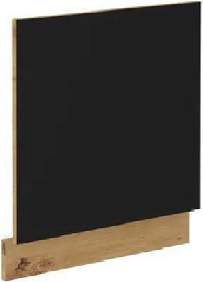 Produktbild von Tür für Einbau-Geschirrspüler MALILA – 570 x 596 cm, schwarz / Artisan-Eiche