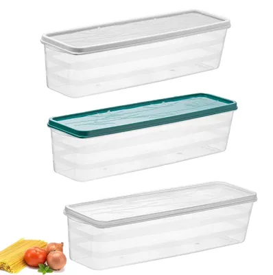 Productafbeelding van Omgoods - Set van 3 Plastic Pastacontainers voor Opberging