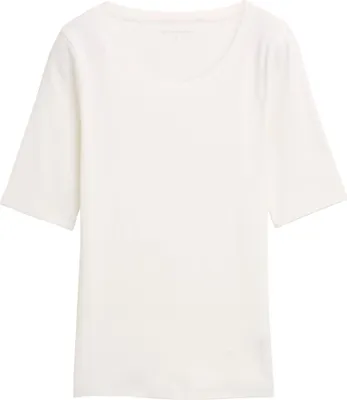 Produktbild von Tom Tailor Basic T-Shirt aus Baumwolle mit Rundhalsausschnitt