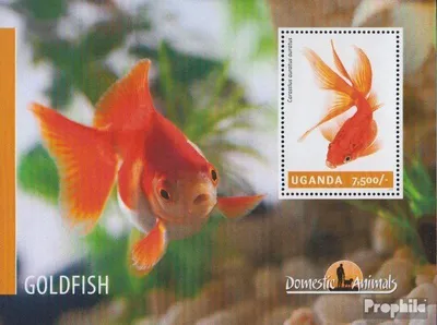 Produktbild von Briefmarken Uganda 2014 Mi Block463 (kompl.Ausg.) postfrisch Goldfisch