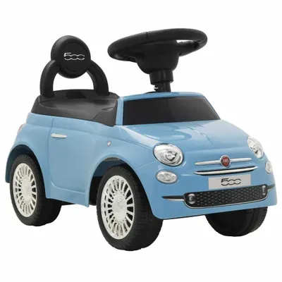Zdjęcie produktu dla vidaXL Jeździk Fiat 500 niebieski