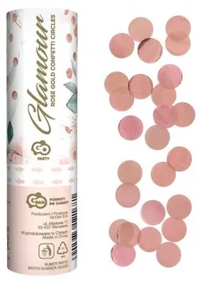 Zdjęcie produktu dla Konfetti Kanone roségold