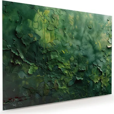 Produktbild von Glasbild 120x90cm in XXL für Wohnzimmer, Schlafzimmer Motiv Verwitterte Oberfläche