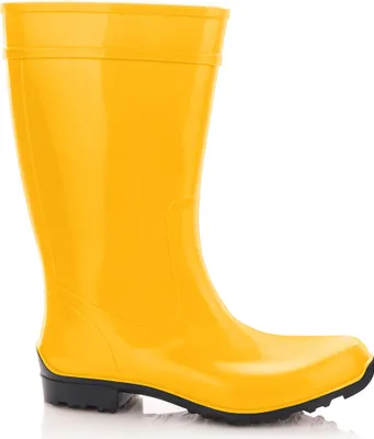 Produktbild von Lemigo Ilse Damen Gummistiefel Gelb, Gr. 42, Innensohlenlänge 28 cm, Stiefelhöhe 31 cm, Schaftweite 19 cm, Sicherheitsklasse OB SRC CI, PVC