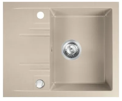 Zdjęcie produktu dla Zlewozmywaki Novaservis - Zlewozmywak granitowy 580x480 mm, piaskowy DRGM48/58SA