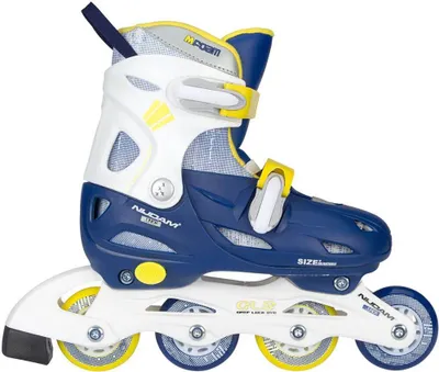 Produktbild von NIJDAM Inline Skates Junior 52SJ größenverstellbar Hardboot marine Kinder