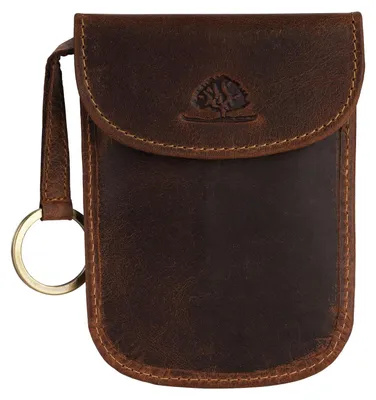 Zdjęcie produktu dla Skórzane etui na klucze Greenburry Vintage 9 cm