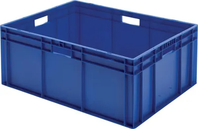 Immagine prodotto di LA-KA-PE Contenitore da trasporto impilabile L800xL600xH320mm - TK800/320-0 VERDE
