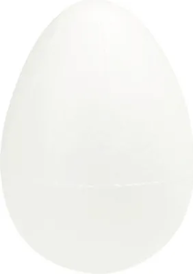 Produktbild von Glorex Bastel-Eier aus Styropor, 3 Stück, 8 cm Durchmesser, zum Bemalen und Verzieren