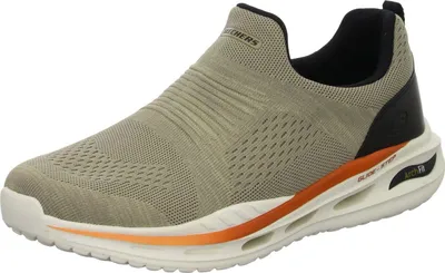Produktbild von Skechers Herren Slipper Sportlich Gummisohle beige