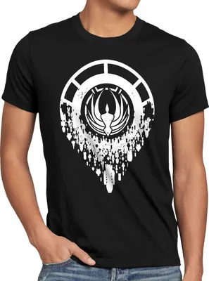 Produktbild von style3 Battlestar Übermacht Herren T-Shirt galactica raumschiff