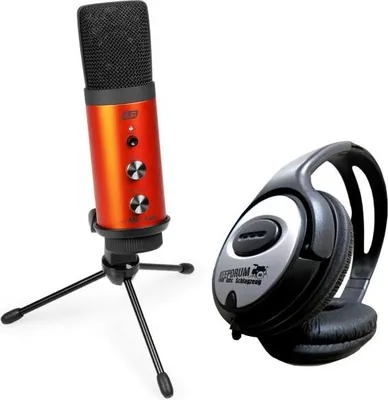 Immagine prodotto di ESI CosMik uCast Microfono USB con cuffie