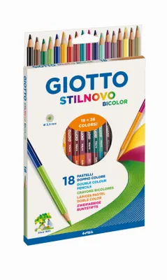 Produktbild von Giotto Stilnovo Bicolor, Mehrfarbig, 18 Stück(e)