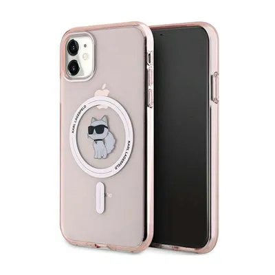 Produktbild von Karl Lagerfeld IML Choupette MagSafe - iPhone 11 Hülle (Pink)