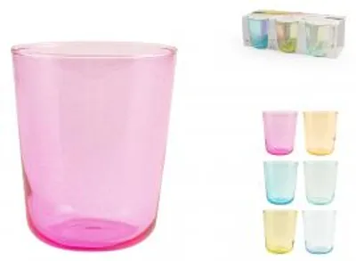 Immagine prodotto di PASABAHCE set 6 bicchieri Otto colorati cl 31