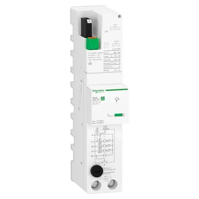 Produktbild von ABN Kombiableiter ZP T1 T2 T3 12,5kA TT/TNS 3PN Spgs,abgriff m Sich, u Meldekontakt R9L22712