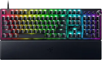 Zdjęcie produktu dla Razer Huntsman V3 Pro, przewodowy, USB, optyczny przełącznik klawiszowy, QWERTZ, RGB LED, czarny