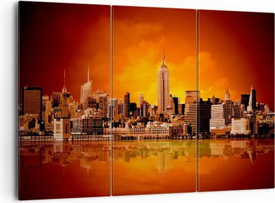 Produktbild von Bild auf Leinwand - Leinwandbild - Amerika architektur straße tourismus - 165x110cm - Wand Bild - Wanddeko - Leinwanddruck - Bilder - Kunstdruck - Leinwand bilder - Wandkunst - CE165x110-2118