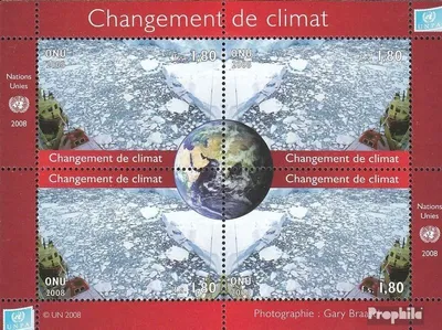 Produktbild von Briefmarken UNO - Genf 2008 Mi Block25 (kompl.Ausg.) FDC Klimawandel