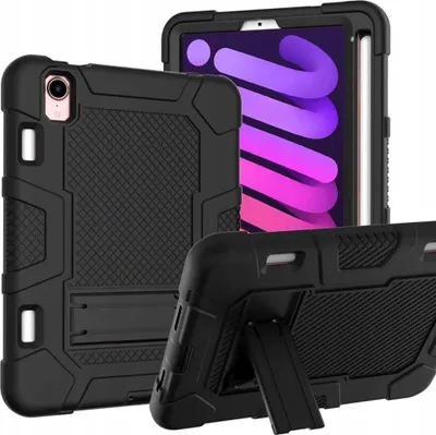 Image de Étui pour iPad Mini 6 8.3" avec support et porte-stylet Noir
