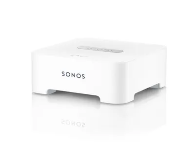 Produktbild von Sonos ZoneBridge, 128-bit AES, Weiß, Windows XP SP2, Windows Vista, Windows 7; Mac OS X v10.5, v10.6, 0 - 40 °C, 270 g, 41 x 110 x 110 mm