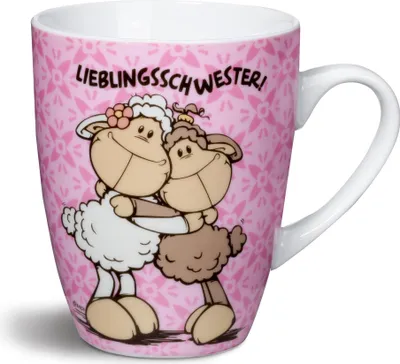 Zdjęcie produktu dla Nici Tasse "LIEBLINGSSCHWESTER!" Porzellan 37220
