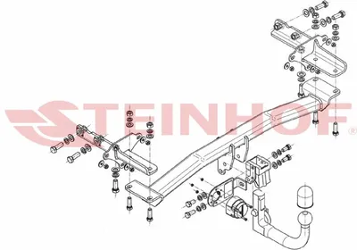 Produktbild von Z546347 Anhängerkupplung passend für FIAT 500X 2014-2017 abnehmbar