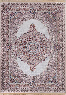 Obrázek produktu pro Koberec Mazovia Béžový - Orientální, Vintage Koberec do Obývacího Pokoje, Ložnice, Kanceláře - Lze Prát v Pračce - 200 x 300 cm