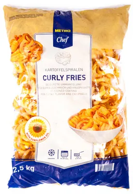 Image de Frites frisées 2,5 kg - Metro Chef