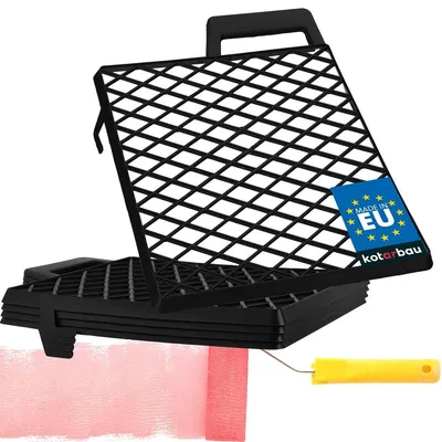 Productafbeelding van Verfrooster - Kunststof - 265 x 345 mm - Set van 5 - Met haak en handgreep