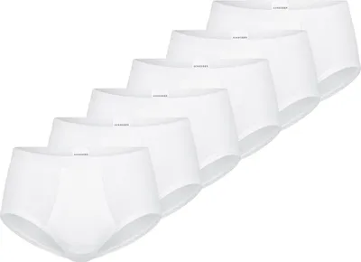 Produktbild von Schiesser 6er Pack Original Classics Feinripp Slip / Unterhose Besonders Komfortabel und ohne störende Seitennähte, Bequemer Webgummibund mit tonalem Schiesser-Logo, Hochwertiger Feinripp aus 100% supergekämmter Baumwolle