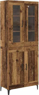 Productafbeelding van Hoge kast Oud Hout 69,5 x 34 x 180 cm Bewerkt hout