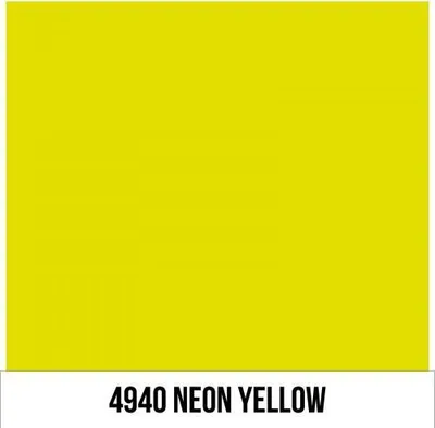 Produktbild von POLI-TAPE POLI-FLEX TURBO Flexfolie NEON, A4 - Farbe: 4940 neon gelb