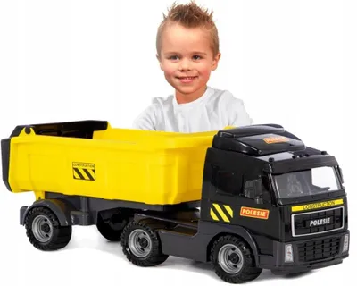 Produktbild von Polesie Großer Kipp-LKW mit Anhänger Baustellenfahrzeug