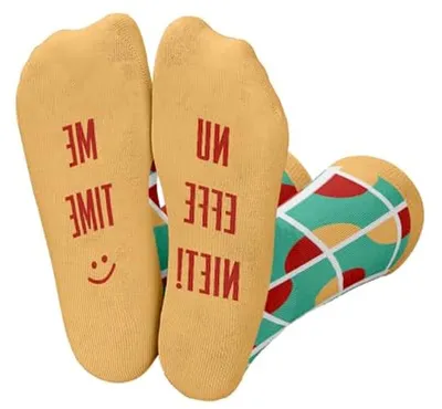 Productafbeelding van Grappige Sokken met Tekst voor Verjaardag, Kerst en Sinterklaas - Originele Cadeaus voor Mannen en Dames