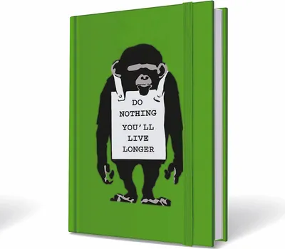 Produktbild von Banksy DO NOTHING Notebook A5