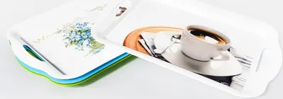Obrázok produktu pre Podnos PH 42x29cm s priehmatmi, biela