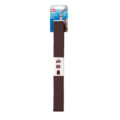 Obrázok produktu pre Popruh na tašky, 30 mm, 3 m, tmavo hnedý