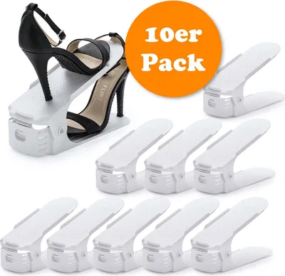 Image de Empileur de chaussures Shoe Space Saver - 10 pièces
