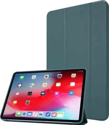 Produktbild von Mobigear Tri-Fold Gel iPad Pro 11 Zoll (2022) Hülle TPU,Kunstleder Klapphülle - Grün