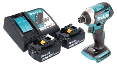 Obrázok produktu pre Makita DTD 154 Z Akumulátorový rázový uťahovák 18 V 175 Nm 1/4" bez kefiek Solo - bez batérie, bez nabíjačky
