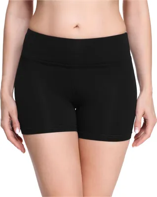 Produktbild von Merry Style Damen Shorts Radlerhose Kurze Hose Boxershorts aus Viskose MS10-284(Schwarz, S)