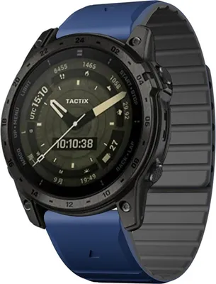 Produktbild von Armband für Garmin Fenix 5 / 5X / 6X / 7X  Silikon Ersatzband Strap magnetisch