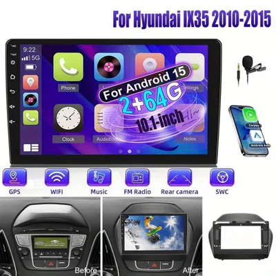 Imagen del producto de Sistema multimedia para automóvil - Sistema de infoentretenimiento - Sistema de navegación - Radio para coche - Radio con pantalla táctil