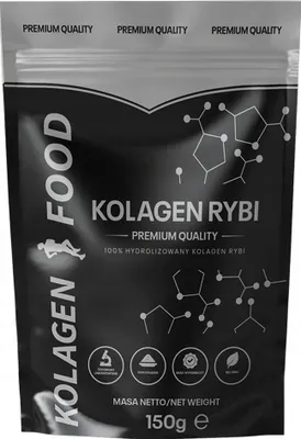 Zdjęcie produktu dla KOLAGEN NATURALNY RYBI 150g Czysty 100% W proszku